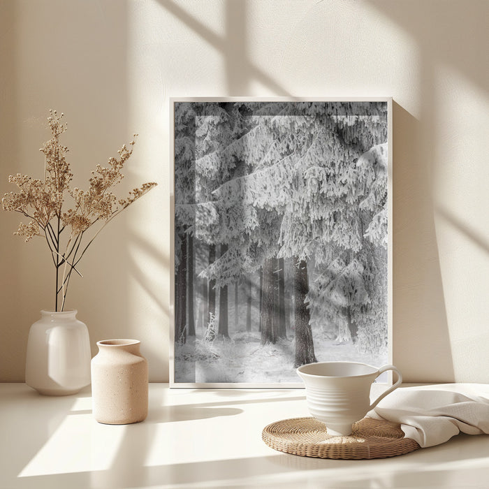 Winter Forest 2 Framed Art Modern Wall Decor