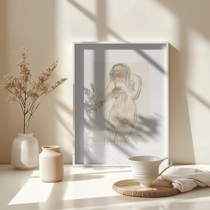 Study of Nude Framed Art Modern Wall Decor