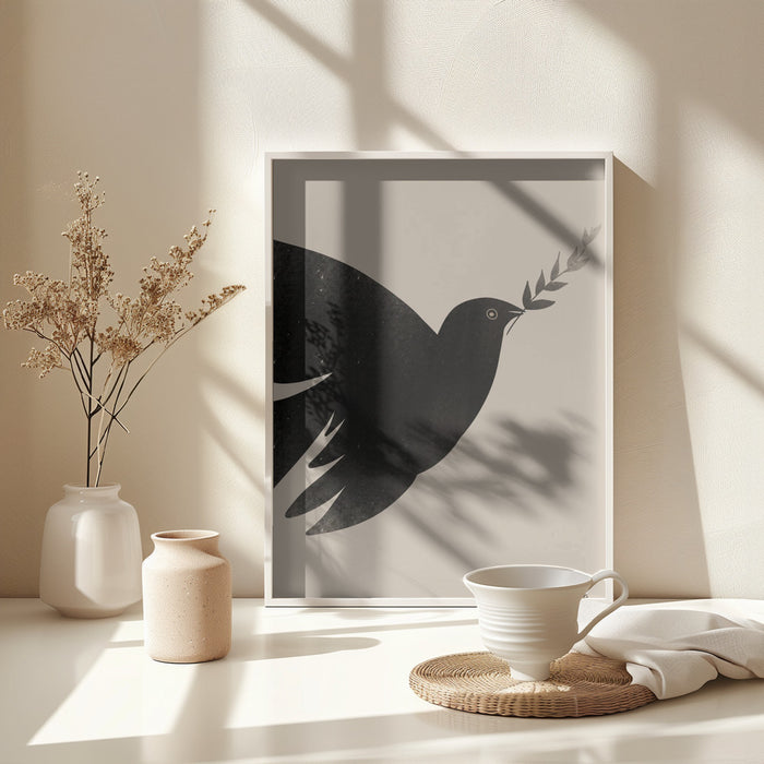 Bird Framed Art Modern Wall Decor