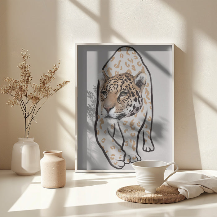 Il Leopardo No.II Framed Art Modern Wall Decor