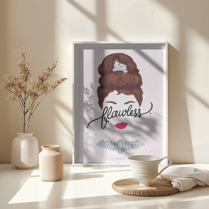 Flawless Audrey Framed Art Modern Wall Decor