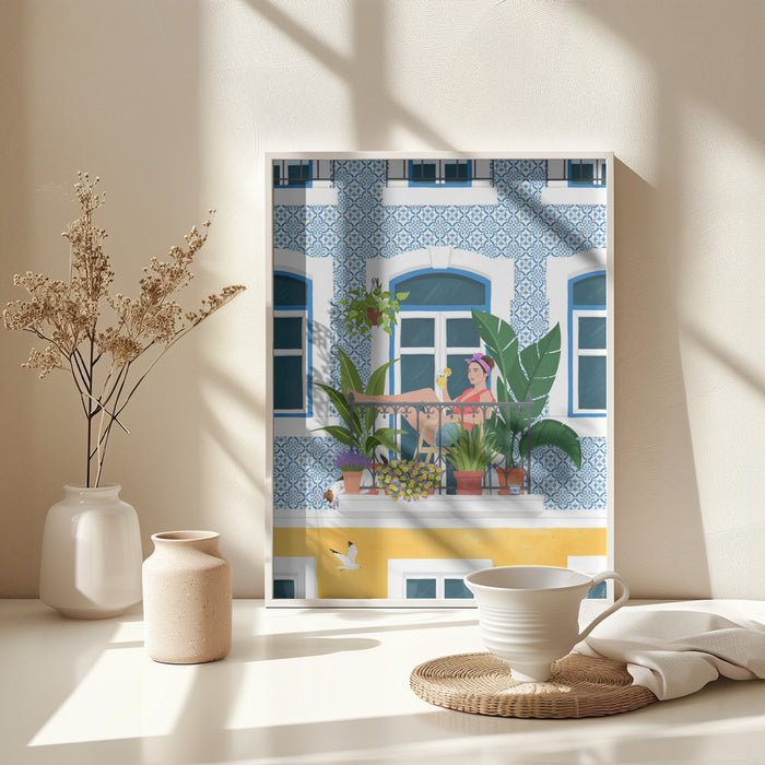 Porto Framed Art Modern Wall Decor