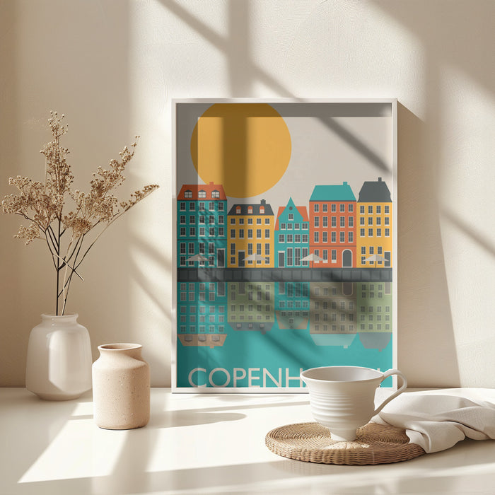 Copenhagen Framed Art Modern Wall Decor