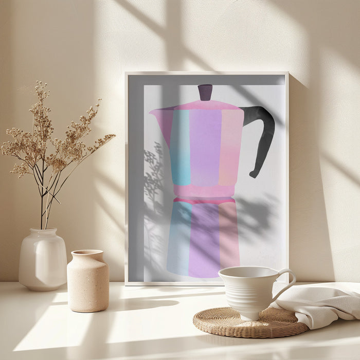 Buongiorno Espresso Framed Art Modern Wall Decor