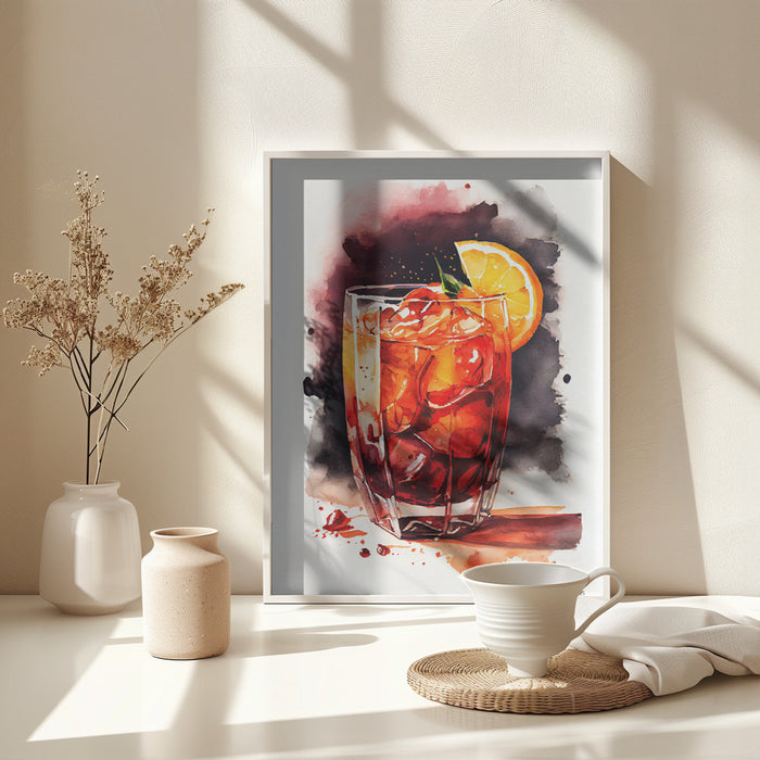 Drinks cocktail Framed Art Wall Decor