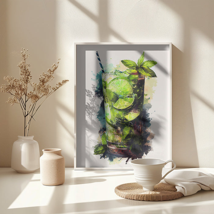 Drinks cocktail Framed Art Wall Decor