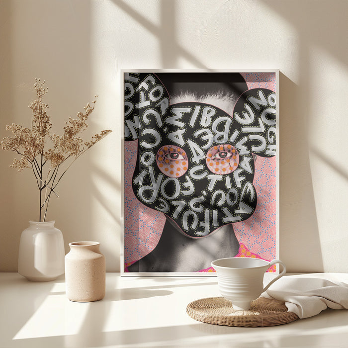 Unpaid Sickness Series   Am I Beautiful Enough for You Framed Art Modern Wall Decor