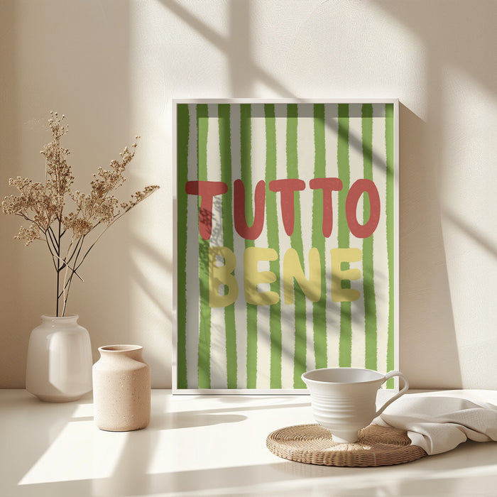 Tutto Bene Framed Art Modern Wall Decor