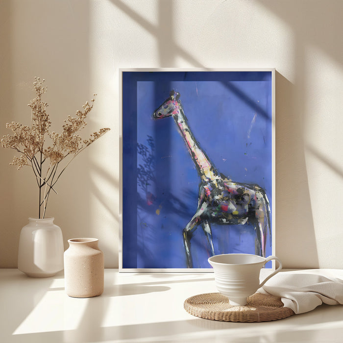 Camelopardalis Framed Art Modern Wall Decor