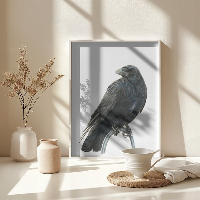 Nevermore Framed Art Modern Wall Decor