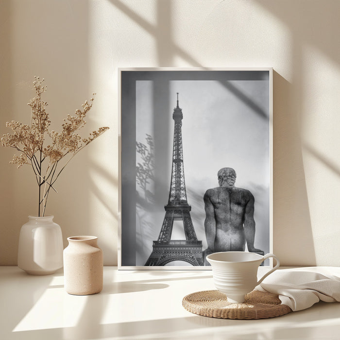 Steel lady Framed Art Modern Wall Decor