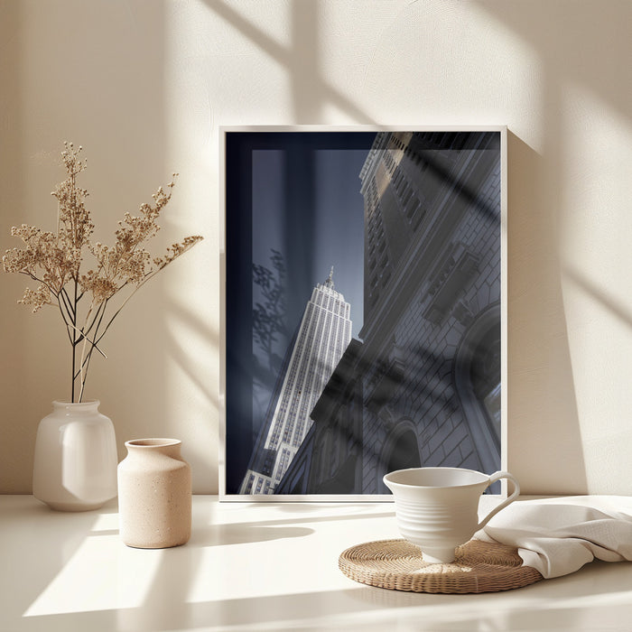 Skyscraper Framed Art Modern Wall Decor