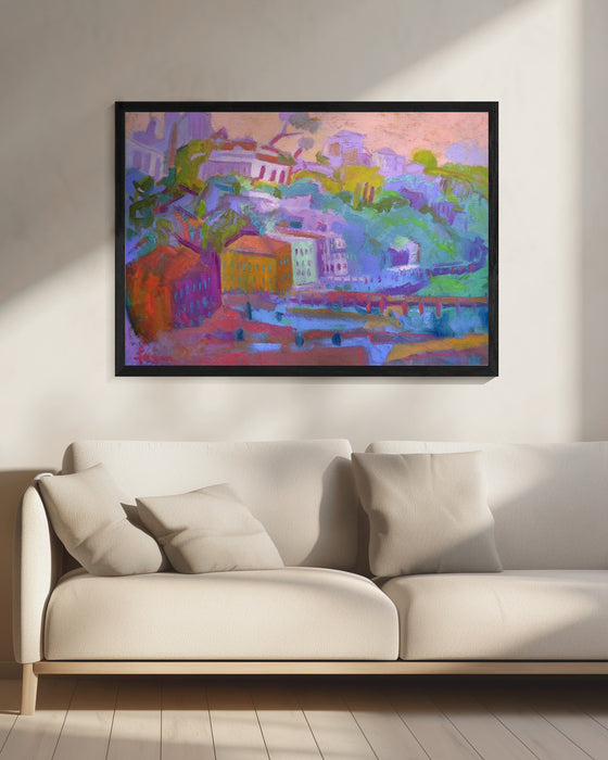 Passage II Landscape Framed Art - Contemporary Wall Decor with Subtle Nature Scene