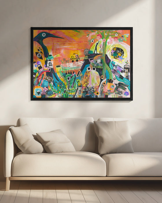 Multiply Landscape Framed Art