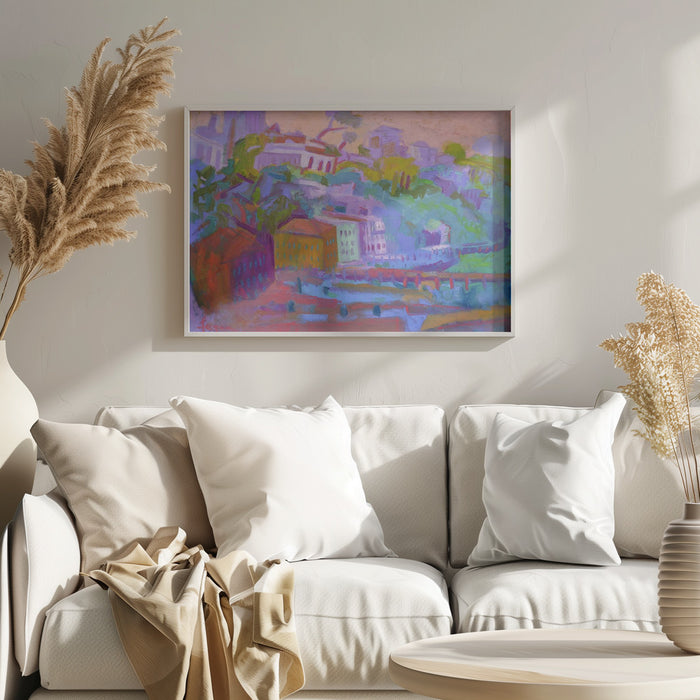 Passage II Landscape Framed Art - Contemporary Wall Decor with Subtle Nature Scene