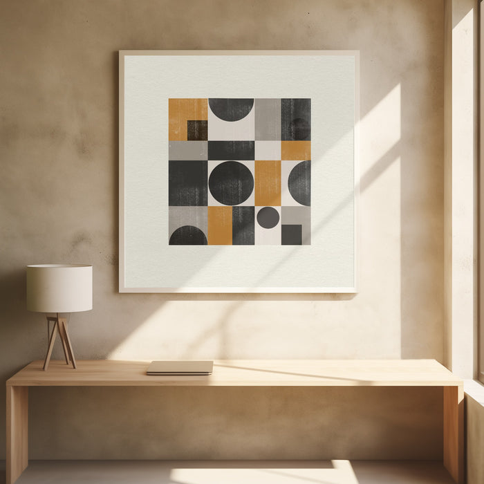 Paper Object Nr9 Square Poster Art Print by THE MIUUS STUDIO