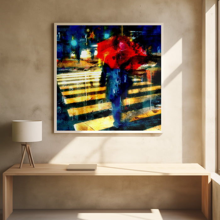Passion for colors Square Poster Art Print by Rudi Jacobs