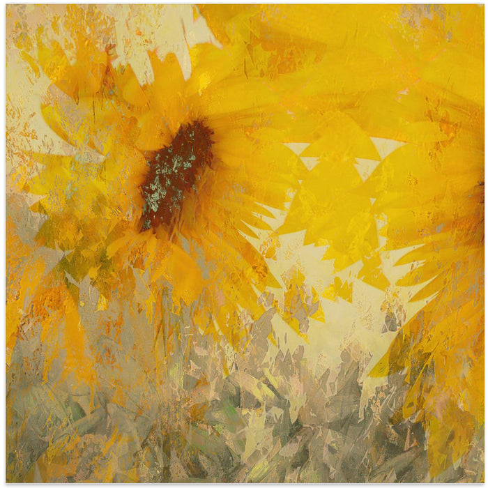 Sunflower Square Canvas Art