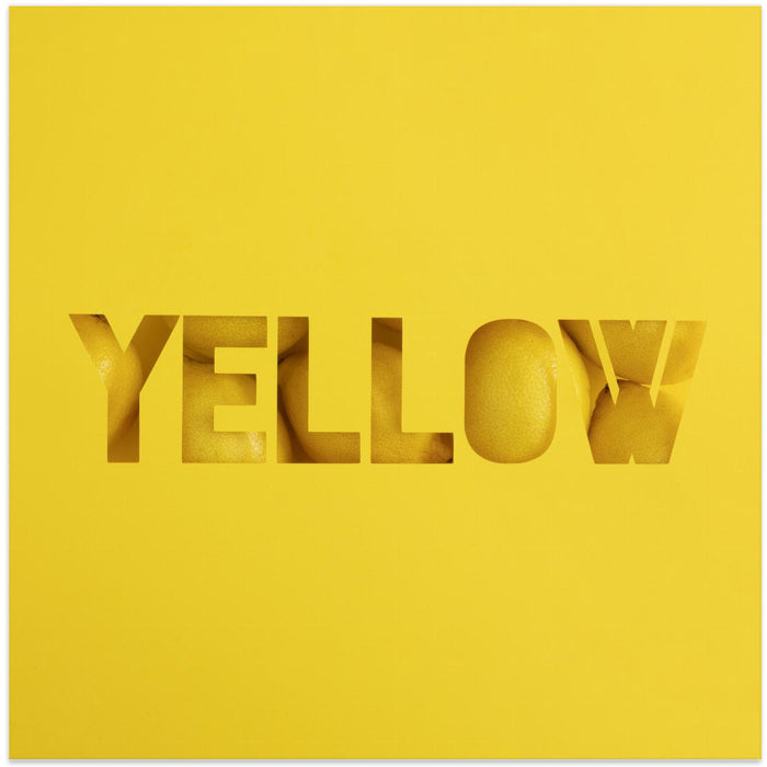 Yellow Square Poster Art Print by Julia Ramiro