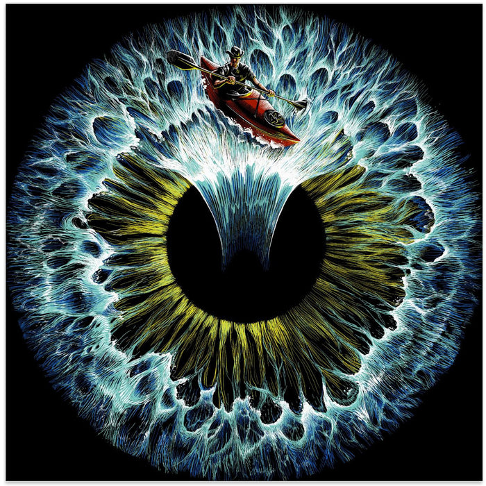 Lost In Your Eye Aquatic Square Canvas Art