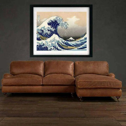 The Great Wave off Kanagawa by Katsushika Hokusai Framed art print dec Picture Frame Store New Jersey