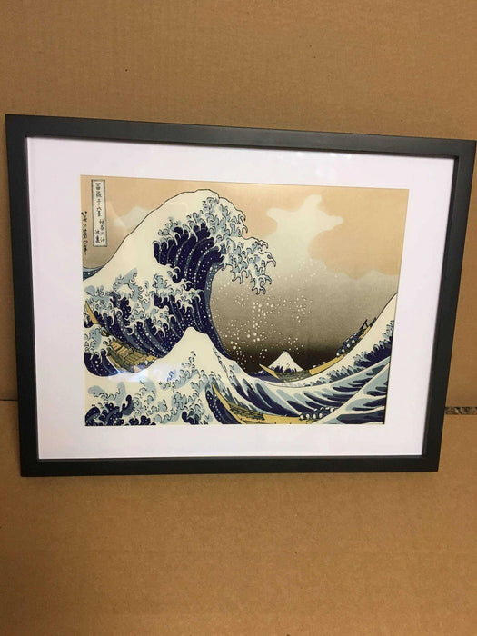 The Great Wave off Kanagawa by Katsushika Hokusai Framed art print dec Picture Frame Store New Jersey