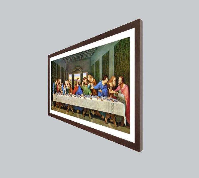 The Last Supper Jesus by Leonardo Da Vinci Picture Framed Wall Art Religious