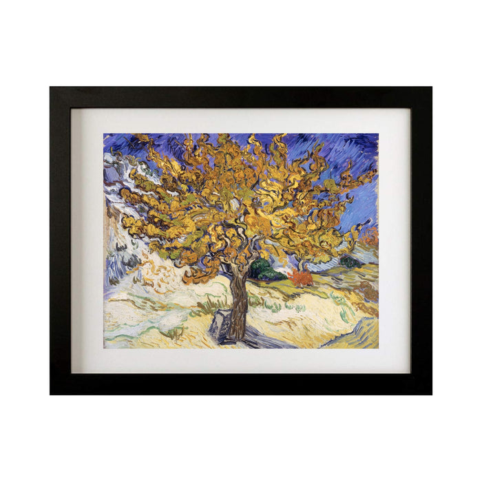 The Mulberry Tree by Vincent Van Gogh Framed Art Canvas Prints