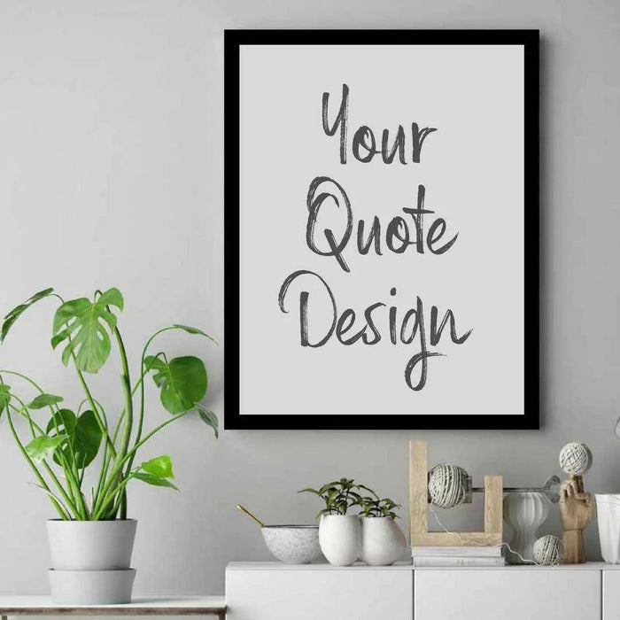 Typography Custom poem word art print sign framed or poster