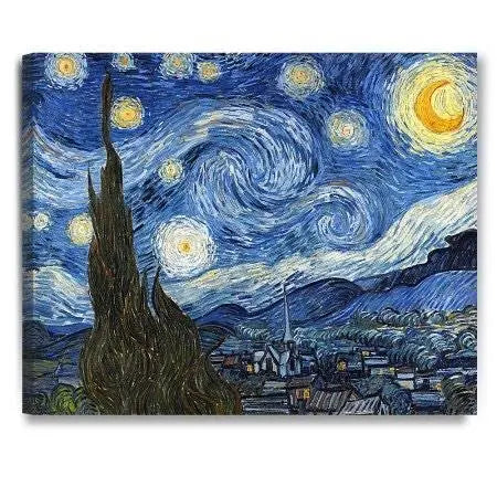 Van Gogh Starry Night Framed Art Print Canvas Prints