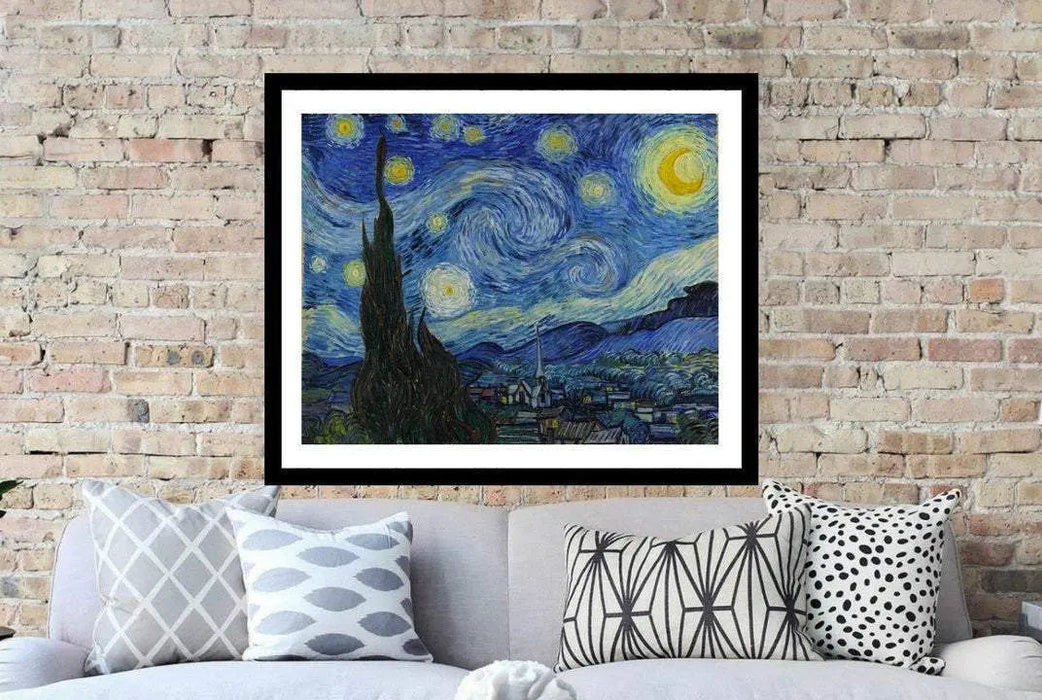 Van Gogh Starry Night Framed Art Print Canvas Prints