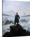 Wanderer above the Sea of Fog by Caspar David Friedrich Canvas Classic Artwork