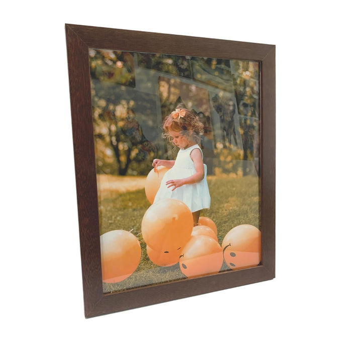 Brown Wood 40x6 Picture Frame 40x6 Frame 4 Poster Photo
