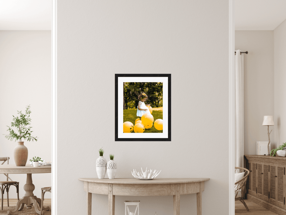 White Square Gallery Wall Frame with Double Mat by Studio Décor