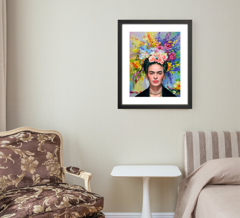Frida Kahlo painting Modern Framed art  Pop Art