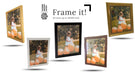 23x30 Picture Frame Natural Wood 23x30 Frame 23 x 30 Poster Frames 23 x 30 - Modern Memory Design Picture frames - New Jersey Frame shop custom framing