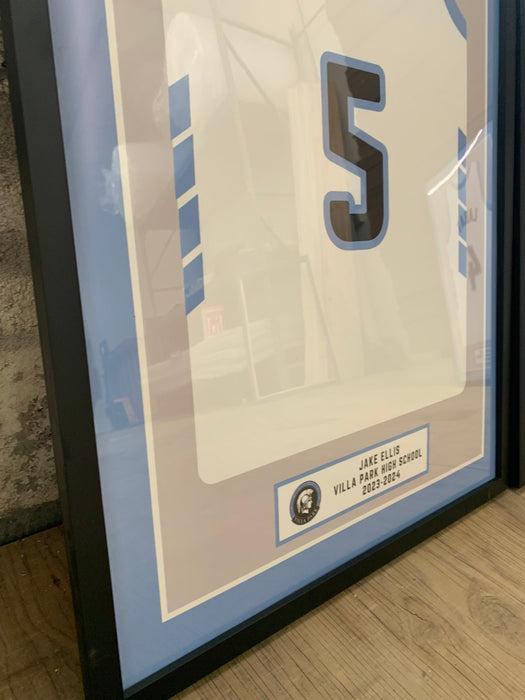 Field Hockey High School Senior Award Night Gift Idea - Jersey Print Frame - Modern Memory Design Picture frames - New Jersey Frame shop custom framing