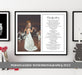 Father Of The Bride Wedding Dance Framed art gift Father Daughter Dance
